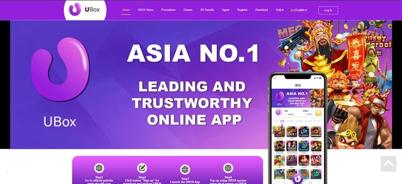 Ubox88-Homepage
