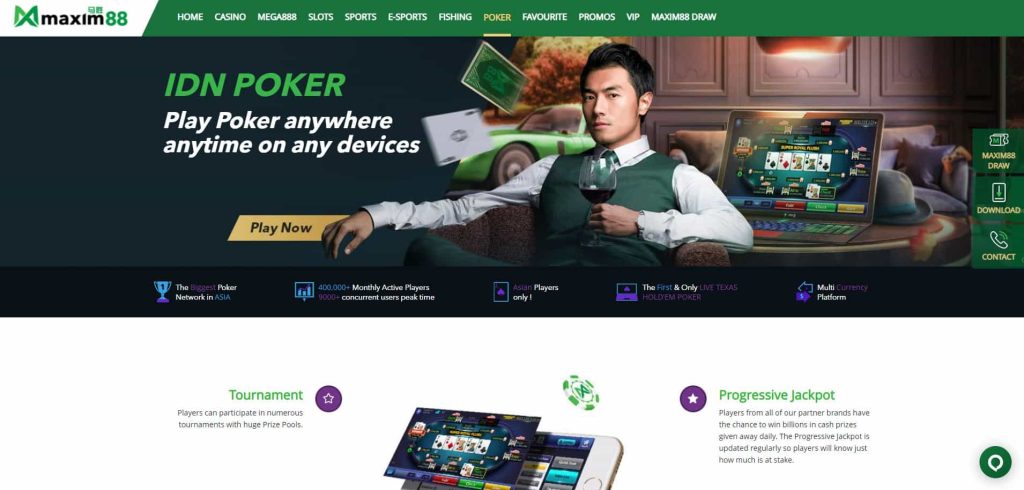 maxim88-Available-Games-Poker