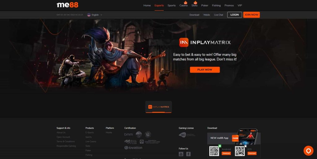 me88-Available-Games-ESports-Betting