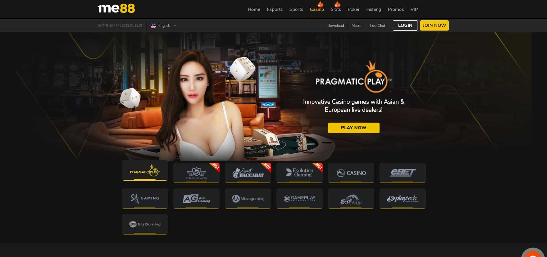 me88-Available-Games-Live-Casino