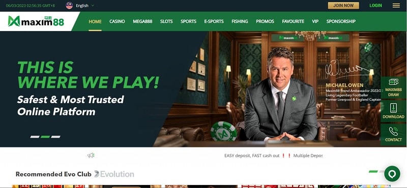 Maxim88 Online Casino Malaysia