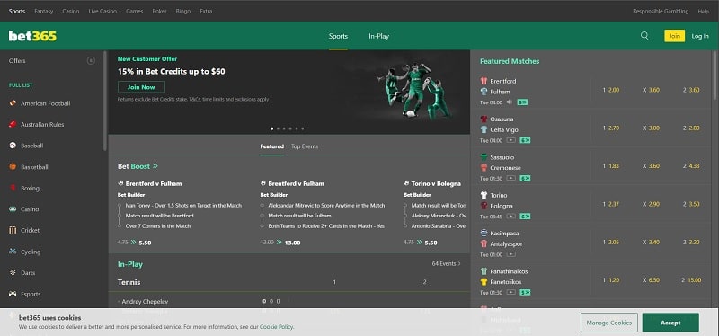 bet365 Online Casino Malaysia