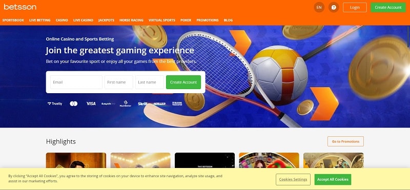 betsson Online Casino Malaysia